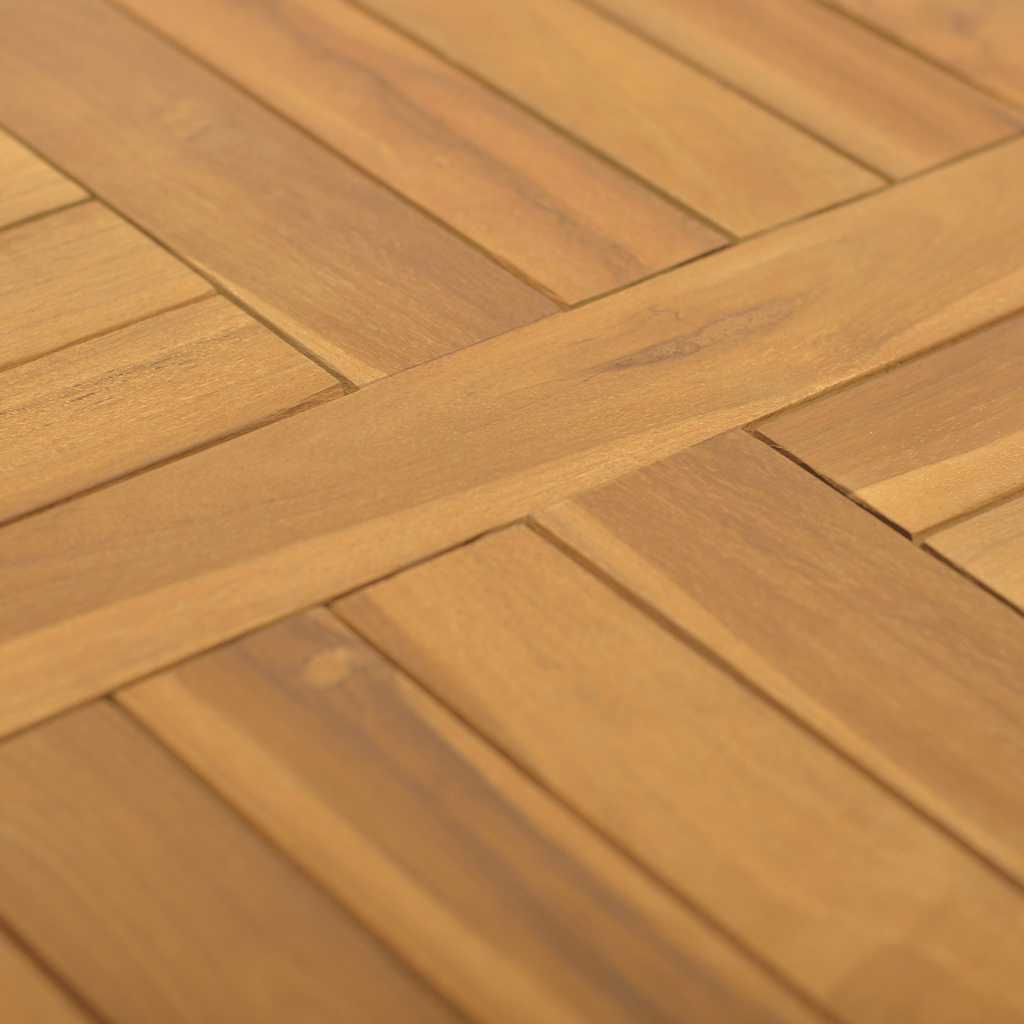 vidaXL Square Table Top 50x50x2.5 cm Solid Wood Teak