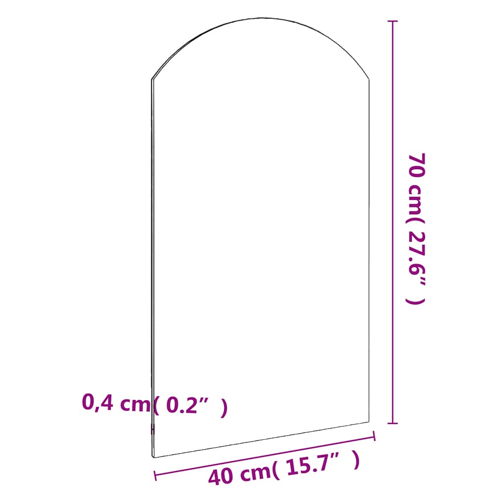 vidaXL Mirror 70x40 cm Glass