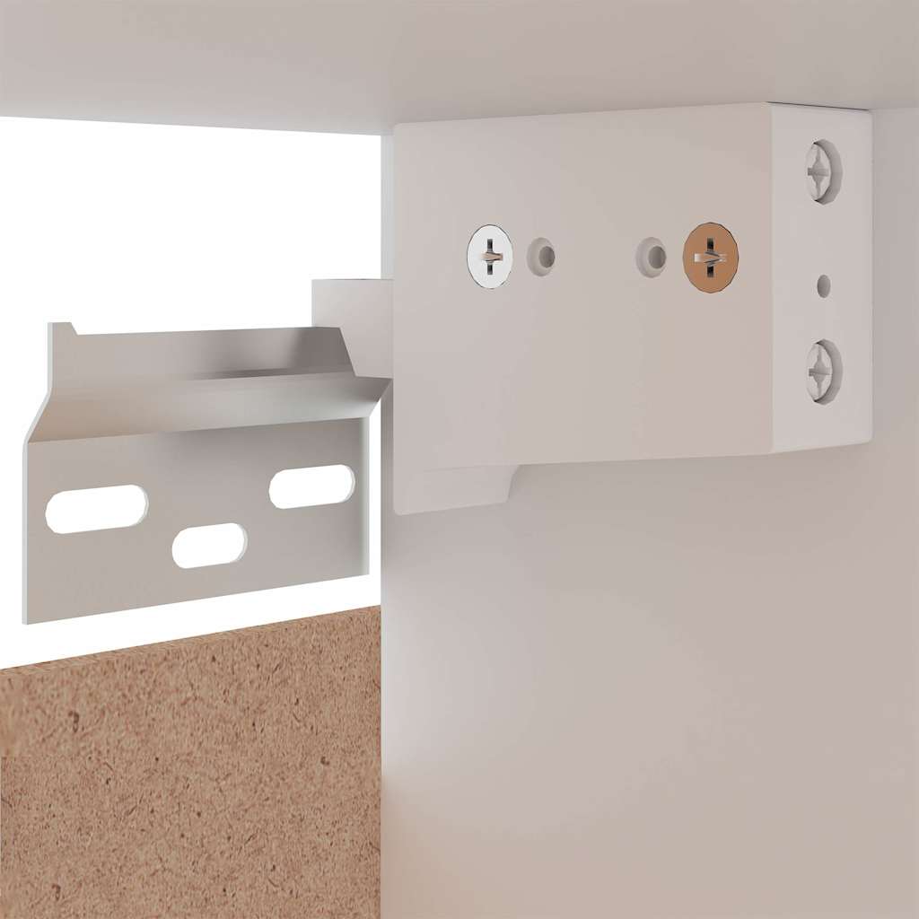 vidaXL 4 Piece Kitchen Cabinet Set "Lyon" White Engineered Wood