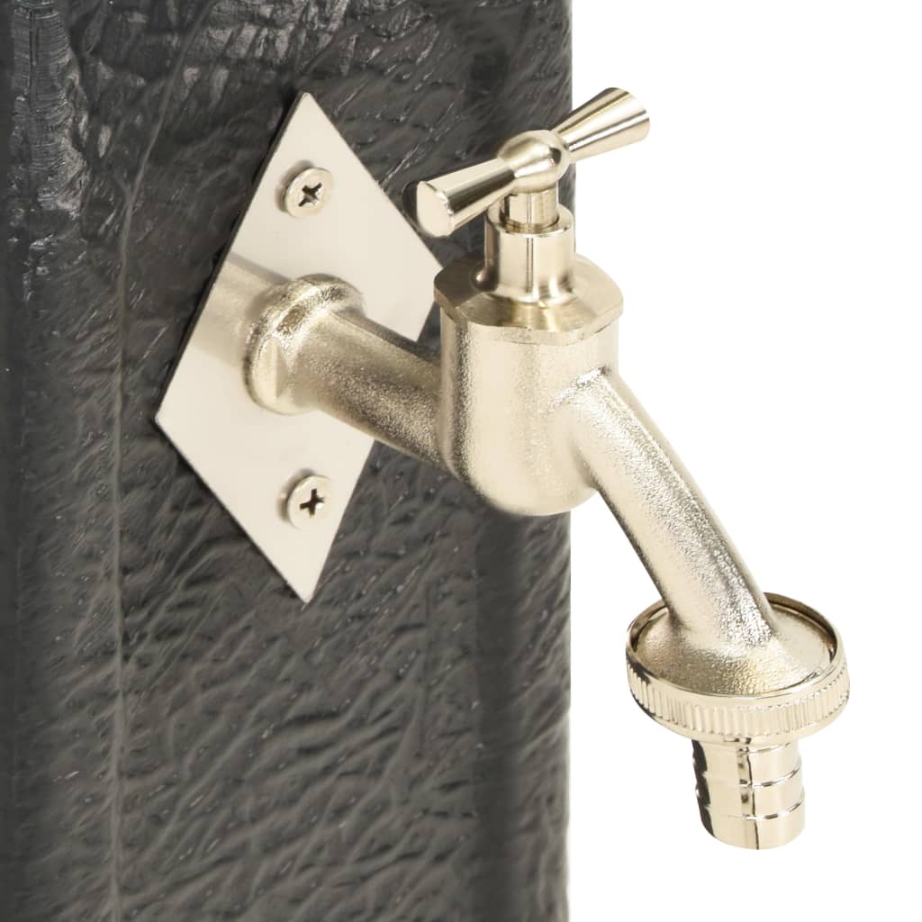 vidaXL Garden Tanker | Anthracite | HDPE (high quality plastic) | Medium