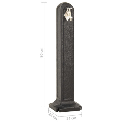 vidaXL Garden Tanker | Anthracite | HDPE (high quality plastic) | Medium