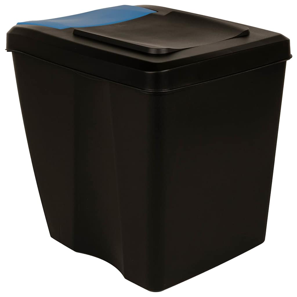 vidaXL Stackable Dustbins 3 pcs Anthracite 75 L