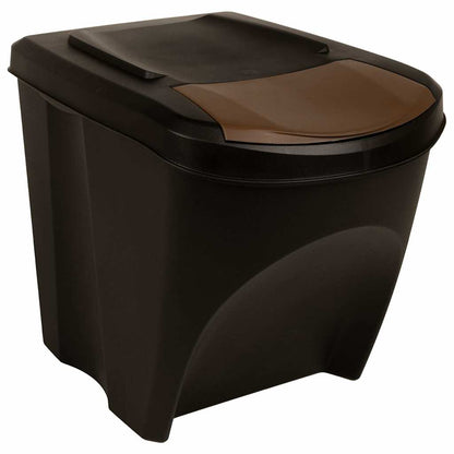 vidaXL Stackable Dustbins 4 pcs Anthracite 100 L