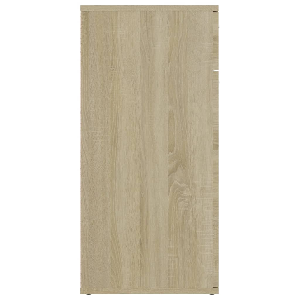vidaXL Sideboard Sonoma Oak 80x36x75 cm Engineered Wood