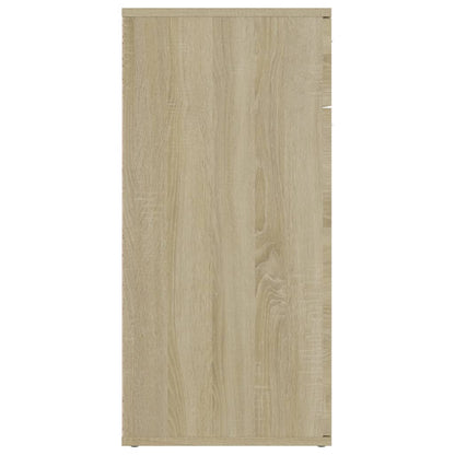 vidaXL Sideboard Sonoma Oak 80x36x75 cm Engineered Wood