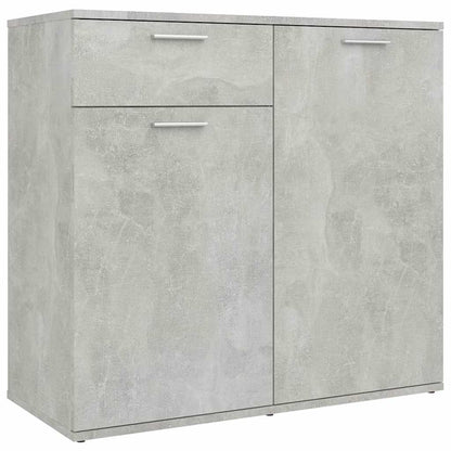 805774 vidaXL Sideboard Concrete Grey 80x36x75 cm Engineered Wood