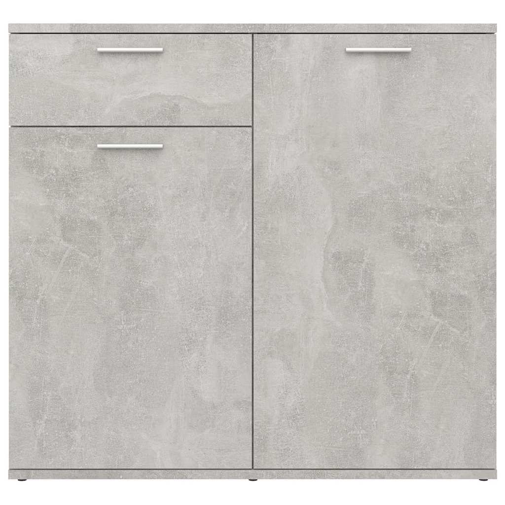 805774 vidaXL Sideboard Concrete Grey 80x36x75 cm Engineered Wood
