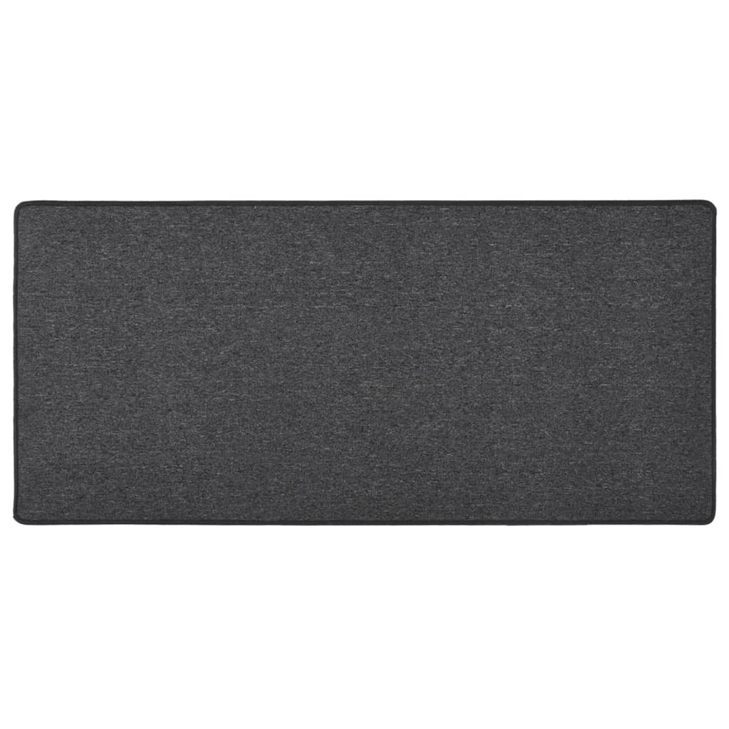 vidaXL Carpet Runner | Anthracite | Needle-punched fabric (100% polypropylene)
