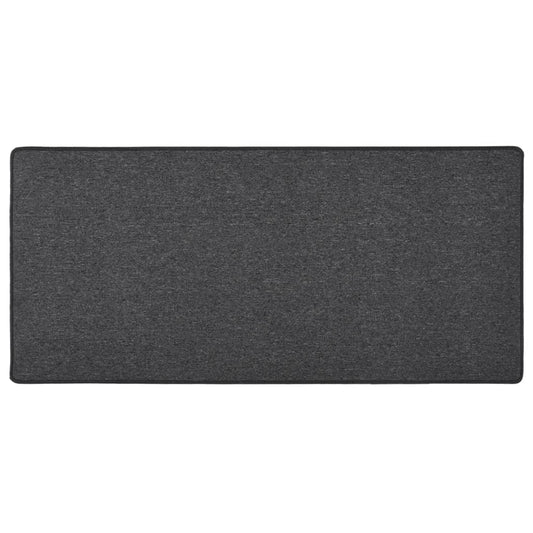 vidaXL Carpet Runner | Anthracite | Needle-punched fabric (100% polypropylene)