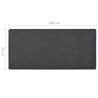 vidaXL Carpet Runner | Anthracite | Needle-punched fabric (100% polypropylene)