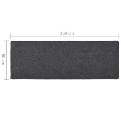 vidaXL Carpet Runner | Anthracite | 100% polypropylene | 50 x 150 cm |  Durable