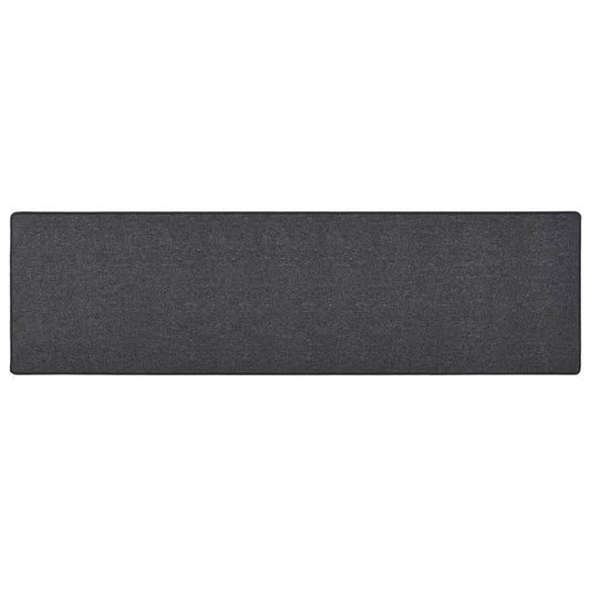 vidaXL Carpet Runner | Anthracite | 100% polypropylene | 50x200 cm | Non-slip