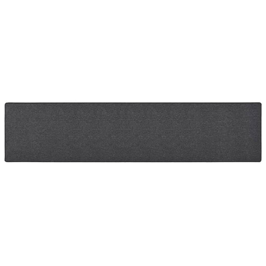 vidaXL Carpet Runner | Anthracite | 100% Polypropylene | 50x250 cm | Non-slip