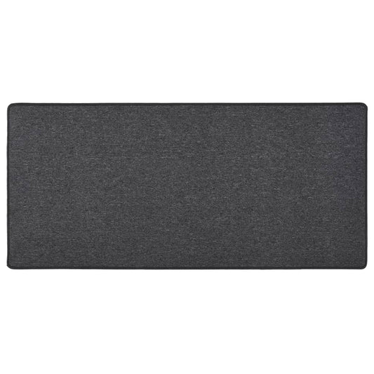 vidaXL Carpet Runner | Anthracite | Needle-punched fabric (100% polypropylene)