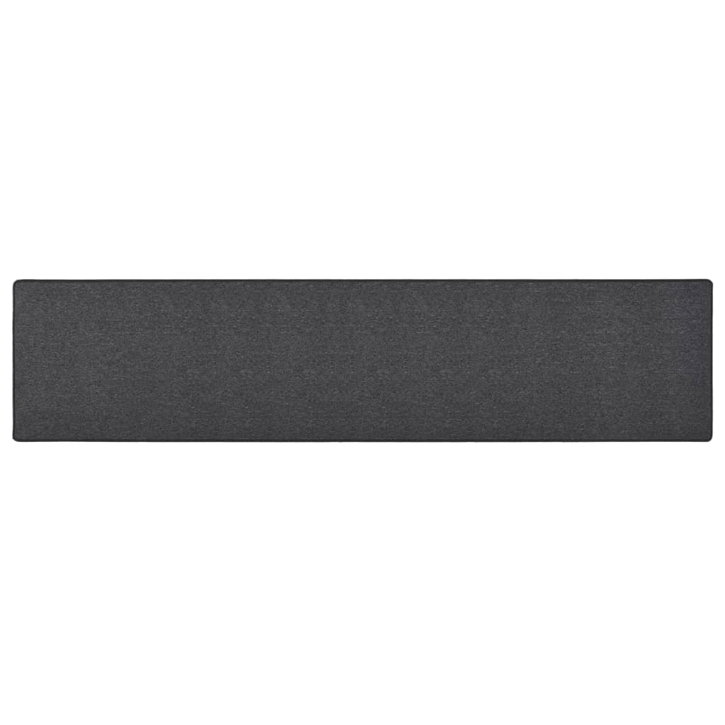 vidaXL Carpet Runner Anthracite 80x400 cm