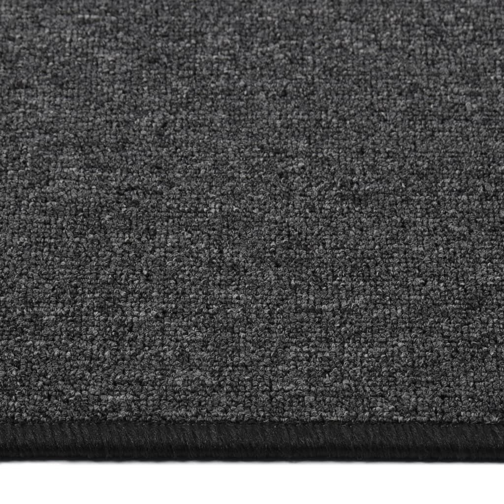 vidaXL Carpet Runner Anthracite 80x400 cm
