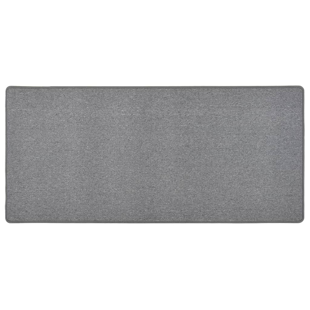 vidaXL Carpet Runner | Dark grey | 100% polypropylene | 50x100 cm