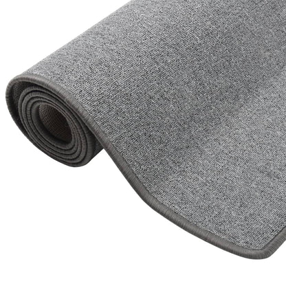 vidaXL Carpet Runner | Dark grey | 100% polypropylene | 50x100 cm