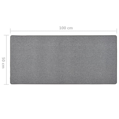 vidaXL Carpet Runner Dark Grey 50x100 cm