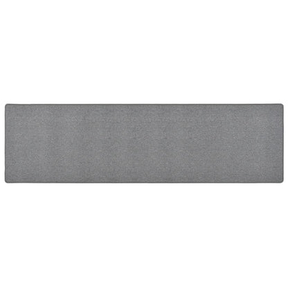 vidaXL Carpet Runner | Dark grey | 100% Polypropylene | 50 x 200 cm | Non-slip