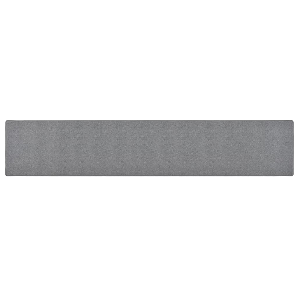 vidaXL Carpet Runner | Dark grey | 100% Polypropylene | 50 x 300 cm