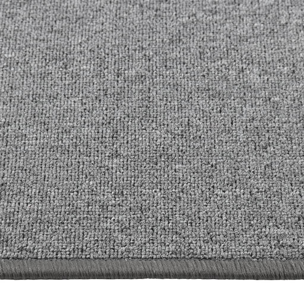 vidaXL Carpet Runner Dark Grey 80x150 cm