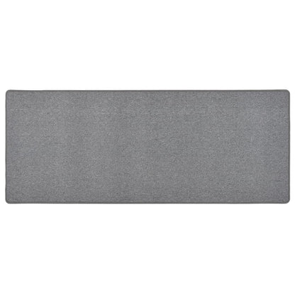 vidaXL Carpet Runner | Dark Grey | Needle-punched fabric (100% polypropylene)