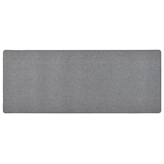 vidaXL Carpet Runner | Dark Grey | Needle-punched fabric (100% polypropylene)
