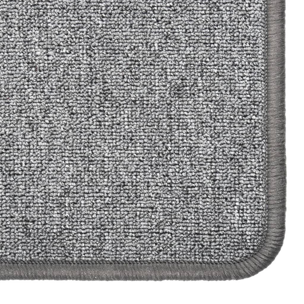vidaXL Carpet Runner | Dark Grey | Needle-punched fabric (100% polypropylene)