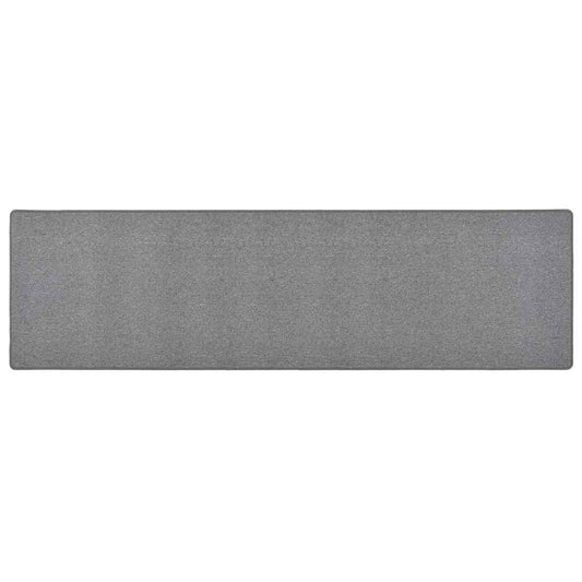 vidaXL Carpet Runner Dark Grey 80x300 cm