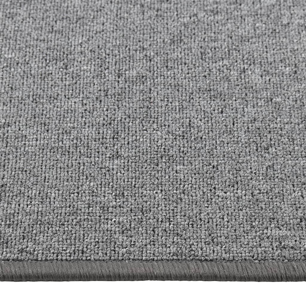 vidaXL Carpet Runner Dark Grey 80x300 cm