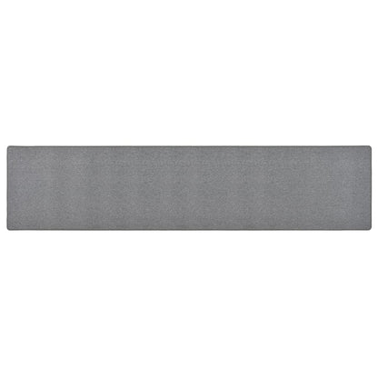 vidaXL Carpet Runner Dark Grey 80x400 cm