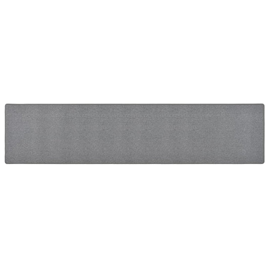 vidaXL Carpet Runner | Dark grey | 100% polypropylene | 80x400 cm