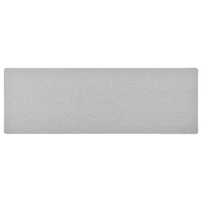 vidaXL Carpet Runner | Light grey | Needle-punched fabric (100% polypropylene)