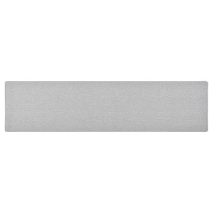 vidaXL Carpet Runner | Light grey | Needle-punched fabric (100% polypropylene)