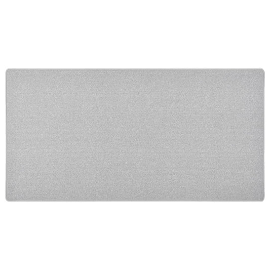 vidaXL Carpet Runner | Light grey | Needle-punched fabric (100% polypropylene)