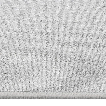 vidaXL Carpet Runner | Light grey | Needle-punched fabric (100% polypropylene)