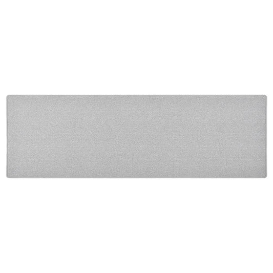vidaXL Carpet Runner | Light Grey | Needle-punched fabric (100% polypropylene)