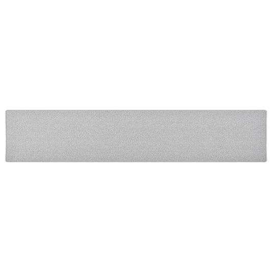 vidaXL Carpet Runner | Light grey | Polypropylene | 80 x 400 cm | Non-slip