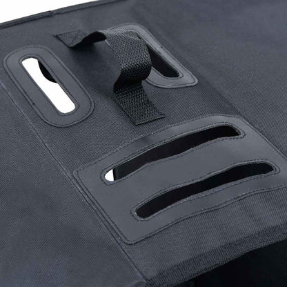 93251 vidaXL Double Bicycle Bag for Pannier Rack Waterproof 35 L Black