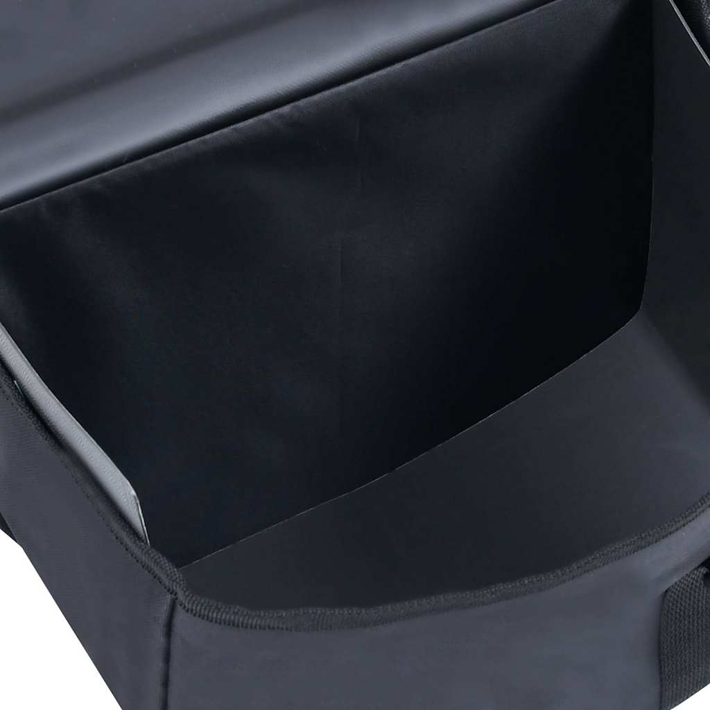 93251 vidaXL Double Bicycle Bag for Pannier Rack Waterproof 35 L Black
