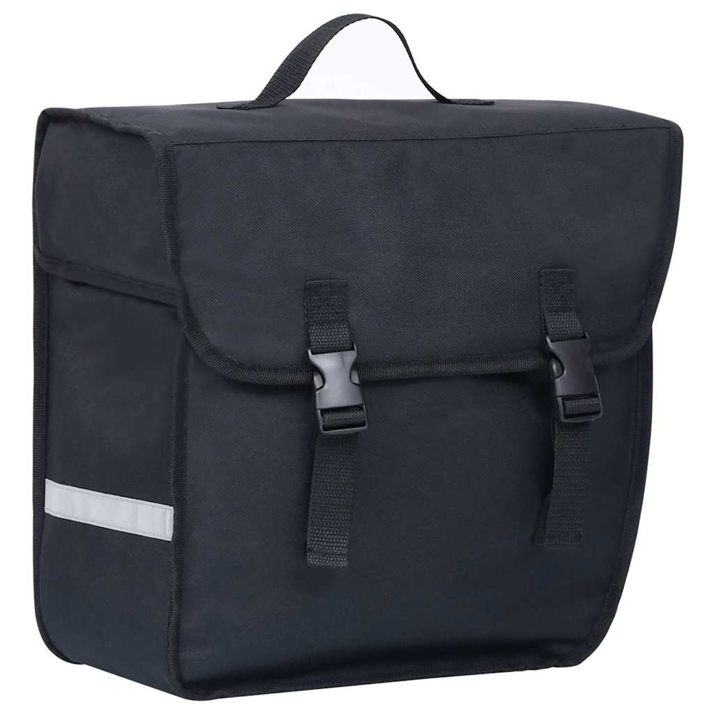 93252 vidaXL Single Bicycle Bag for Pannier Rack Waterproof 21 L Black