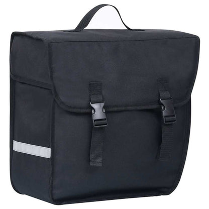93252 vidaXL Single Bicycle Bag for Pannier Rack Waterproof 21 L Black