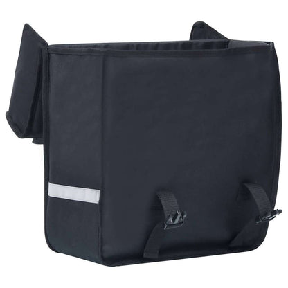 93252 vidaXL Single Bicycle Bag for Pannier Rack Waterproof 21 L Black