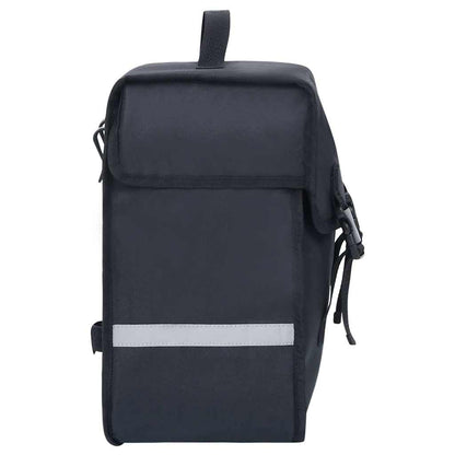 93252 vidaXL Single Bicycle Bag for Pannier Rack Waterproof 21 L Black