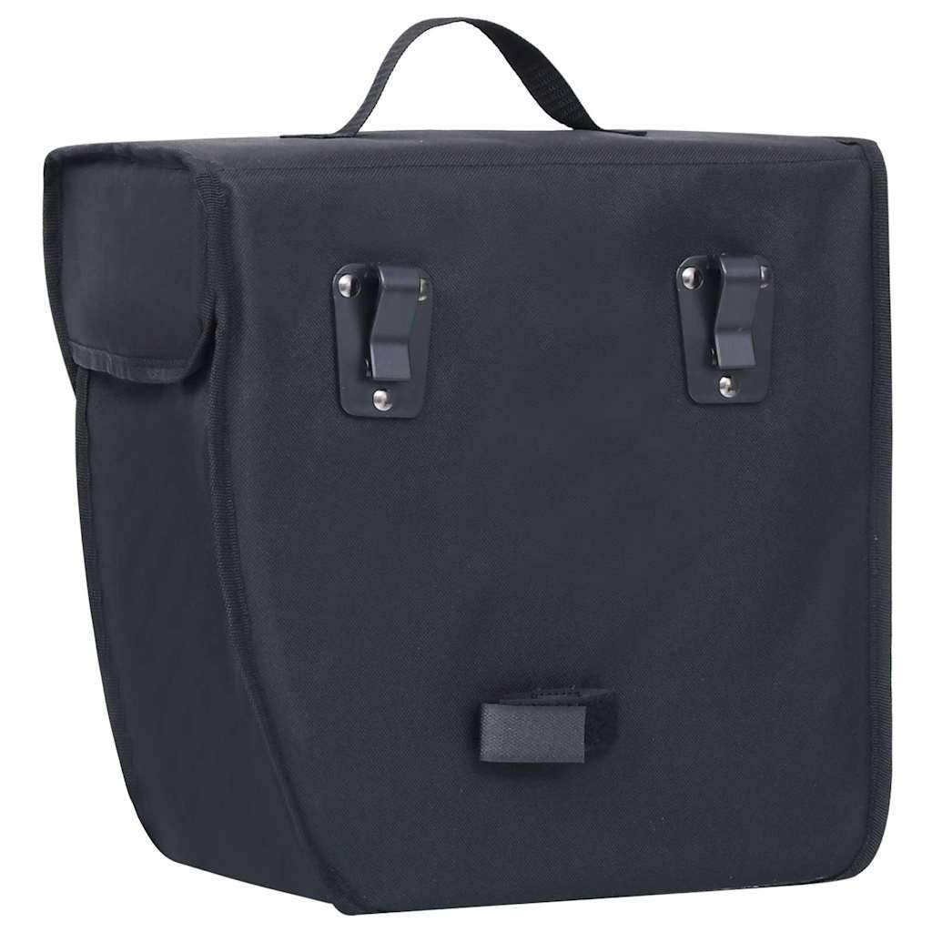 93252 vidaXL Single Bicycle Bag for Pannier Rack Waterproof 21 L Black