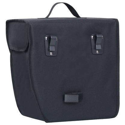 93252 vidaXL Single Bicycle Bag for Pannier Rack Waterproof 21 L Black