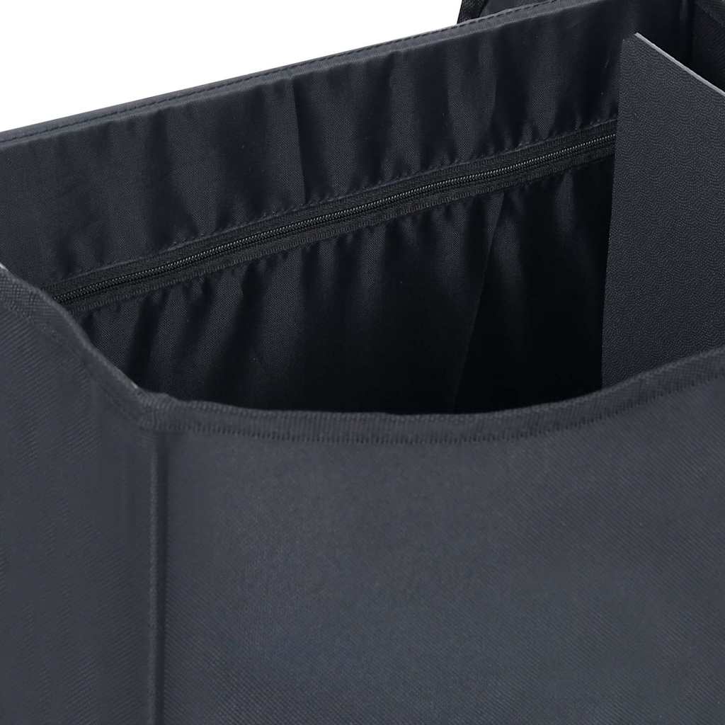 93252 vidaXL Single Bicycle Bag for Pannier Rack Waterproof 21 L Black
