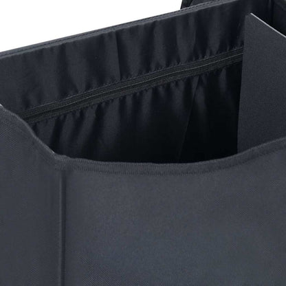 93252 vidaXL Single Bicycle Bag for Pannier Rack Waterproof 21 L Black