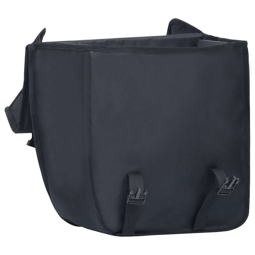 93253 vidaXL Single Bicycle Bag for Pannier Rack Waterproof 21 L Black